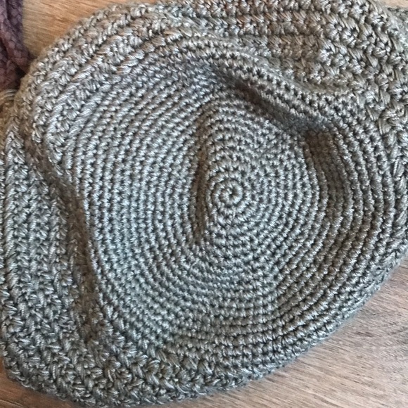 Sakroots | Double handle crochet shoulder bag. Boho hippie earthy rustic - Picture 5 of 14